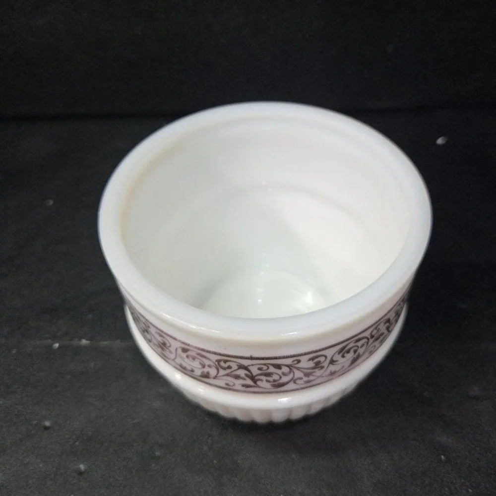 Avon White Lidded Trinket Dish, Vintage‎ Candle Holder, Replacement Vanity Decor